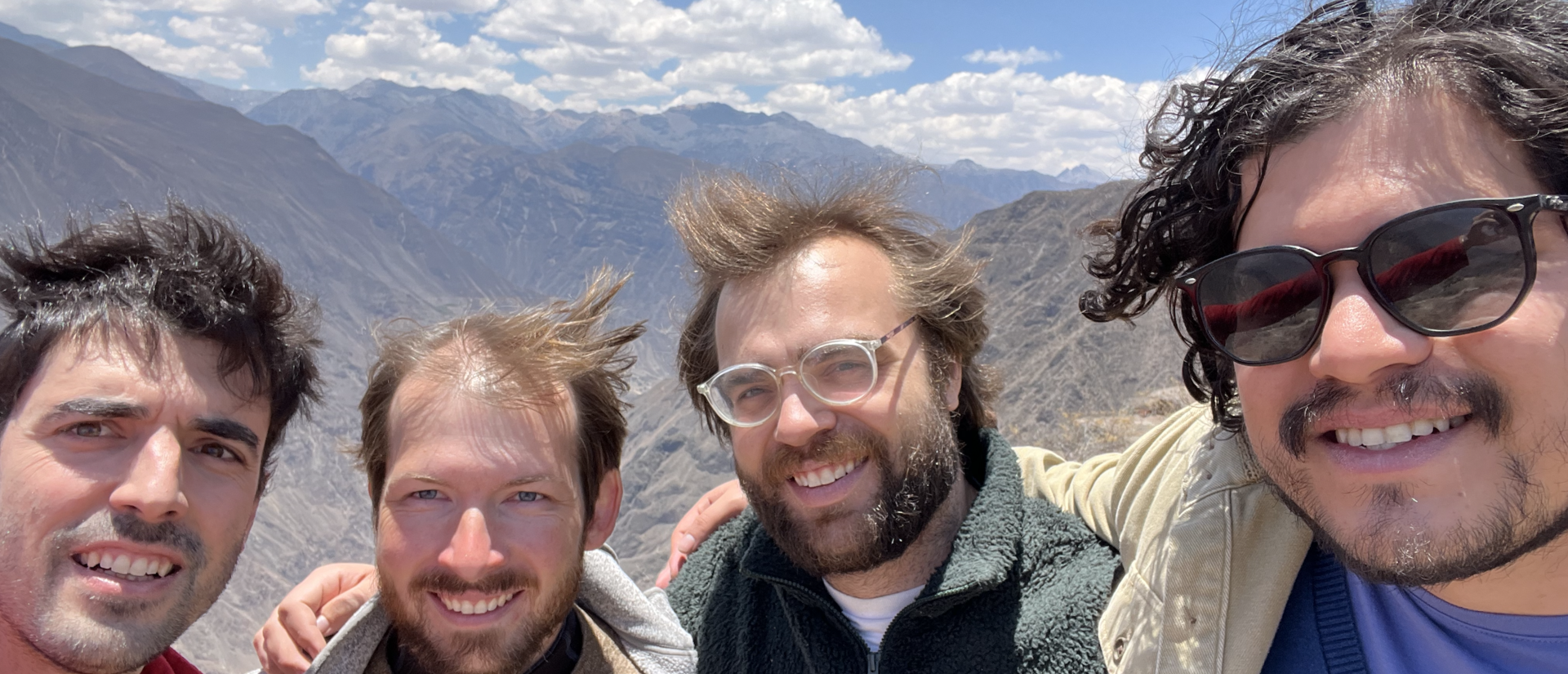 From left to right: Alfonso Garcia-Soto, William Thompson, Jeffrey Lazar, and Carlos Argüelles